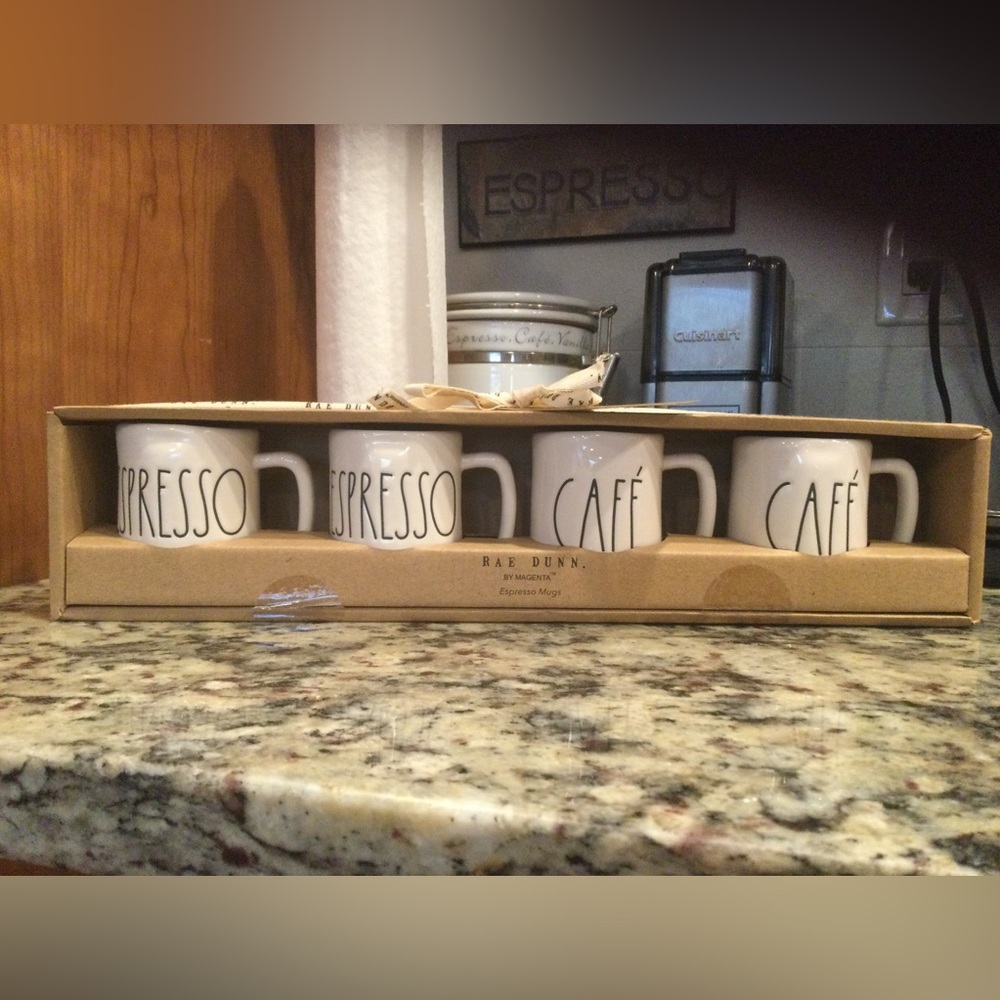 NEW RAE DUNN ESPRESSO CUP SET